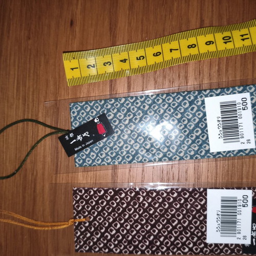 Handmade Japanese Embroidered Bookmarks Pack of 2