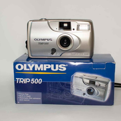 Olympus Trip 500 analog camera used