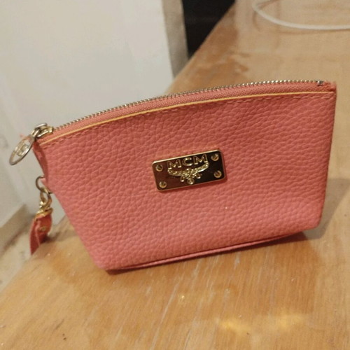 MCM Wallet like new, pink, approx. 16 cm