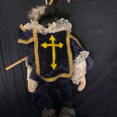 Marionette from Prague used with broken stick