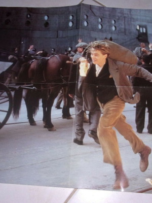 Titanic large poster used with Leonardo DiCaprio