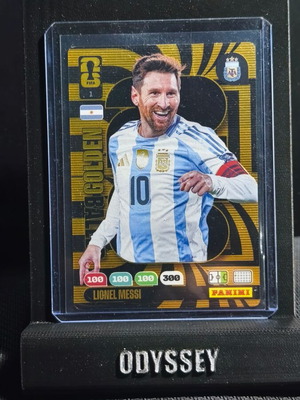 Panini Adrenalyn XL FIFA World Cup Lionel Messi #1 Golden Ball κάρτα