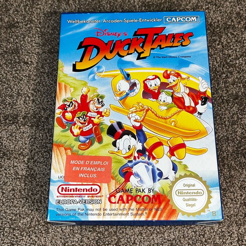Nintendo NES DuckTales game like new with cartridge, box, and manual