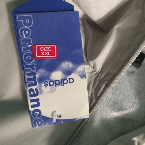 Μπουφάν αντρικό Adidas καινούργιο γκρι XXL αφορετο