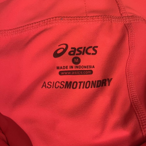 Φούστα τέννις Asics πλισέ σαν καινούργιο, κόκκινη και πορτοκαλί