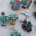 Meganblock knights figures used