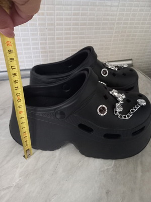 Platform sandals size 41 black like new