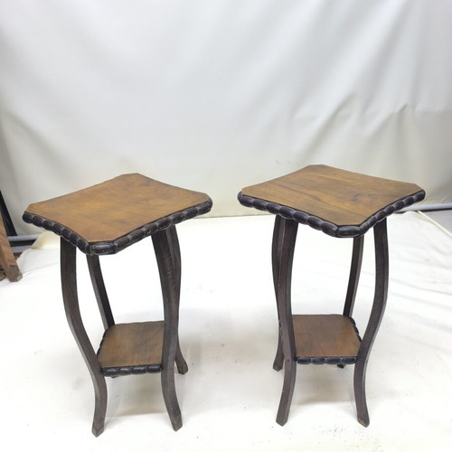 Vintage side tables used, set of 2