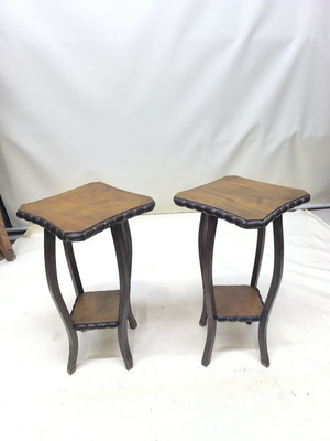 Vintage side tables used, set of 2