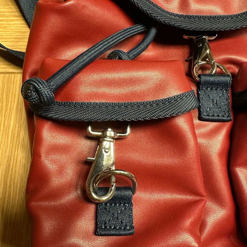 Tommy Jeans Heritage Flap Backpack burgundy like new