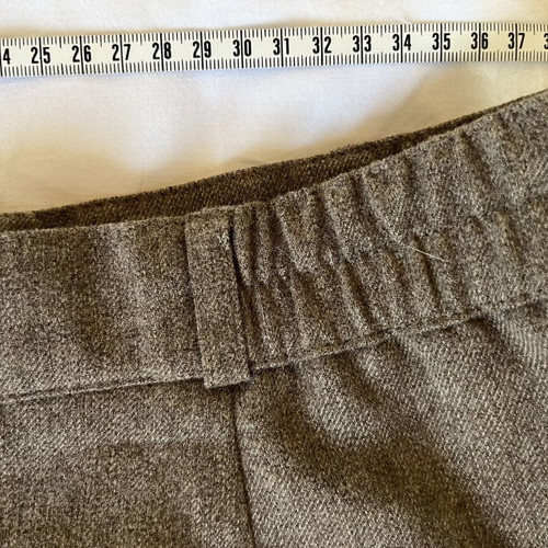 Skirt knee-length gray size EU 42 like new