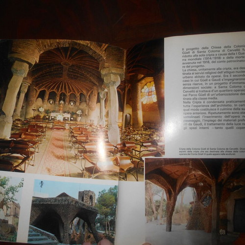 Gaudi Architecture used, Italian edition album 64 pages
