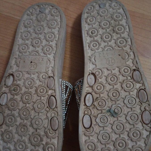 Women's sandals used, size 36, pink