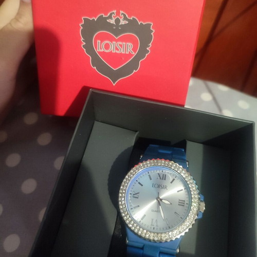 Loisir wristwatch unisex like new, blue and silver