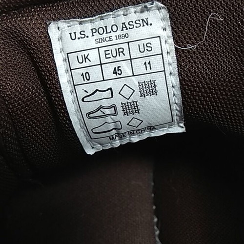 Παπούτσια sneaker ημιμποτο μεταχειρισμένα, καφέ U.S. POLO Assn νούμερο 45