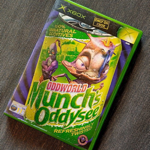 Oddworld Munch's Odysee Xbox used, complete and in very good condition