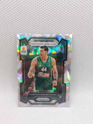 Κάρτα Ντίνος Μητογλου cracked ice 2023-24 Euroleague Prizm σαν καινούργιο