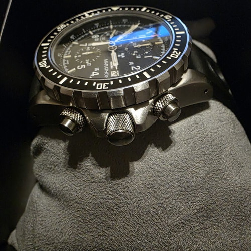 Marathon men's wristwatch, black
