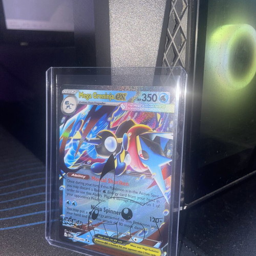 Mega Greninja ex card new condition