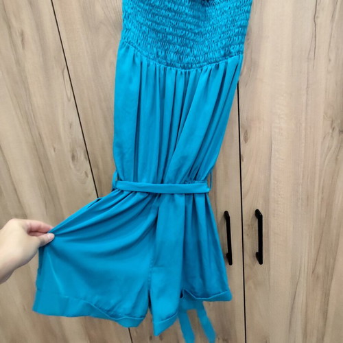 Vintage Y2k Paranoia Strapless Overall blue, like new, onesize S-L