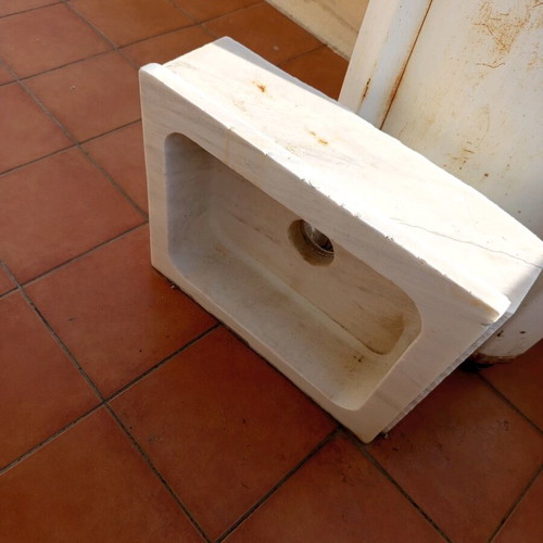 Marble sink used