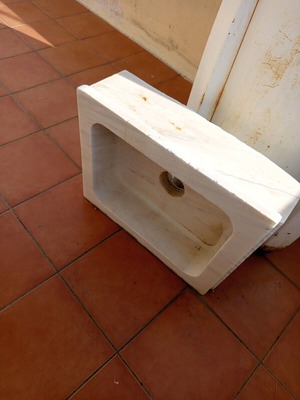 Marble sink used