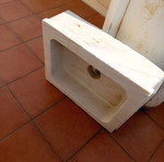 Marble sink used