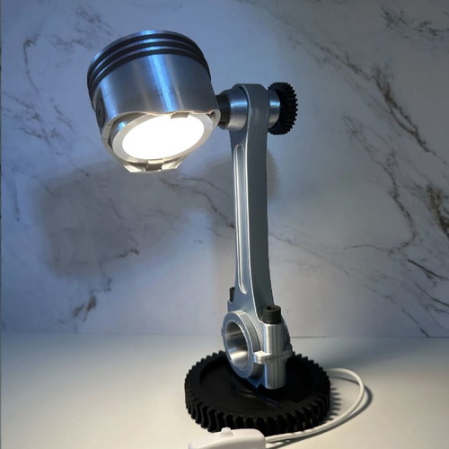 Engine piston lamp made to order