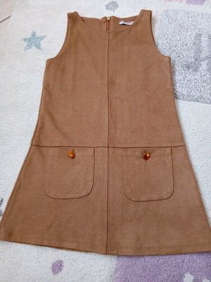 Energiers dress for girl like new, brown, age 6