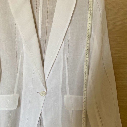 Linen jacket used, white, size S