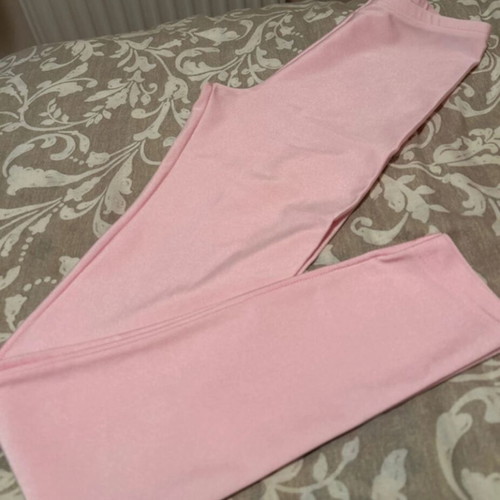 Leggings like new, soft pink, size S-M