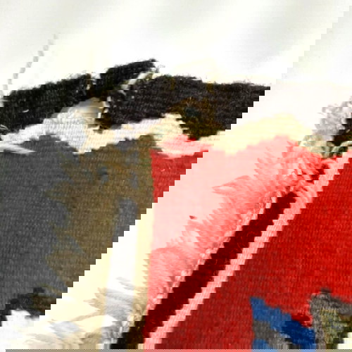 Παλιό υφαντό χαλάκι μεταχειρισμένο με μικρή φθορά