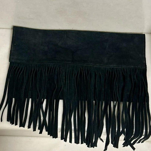Vice Versa castor leather clutch bag black like new