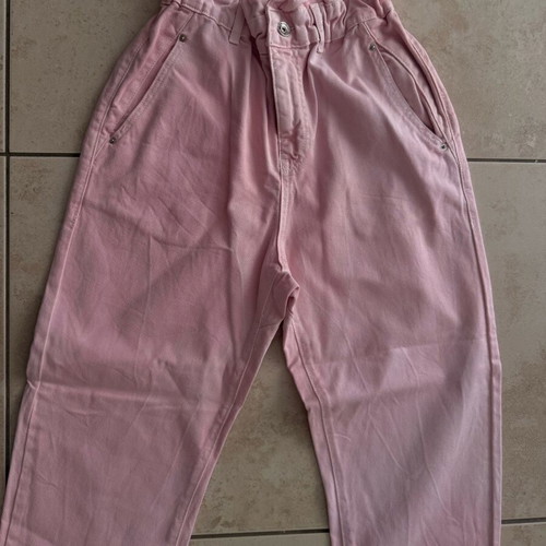 Zara pink jeans new, size 34-36