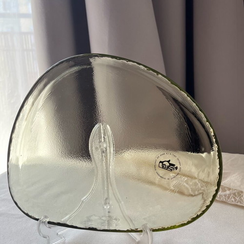 Habitat Vintage Handmade Glass Plate New
