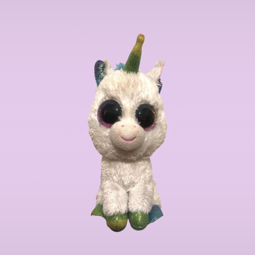Ty fluffy unicorn like new