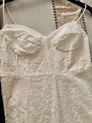 White long dress, new, size S-M
