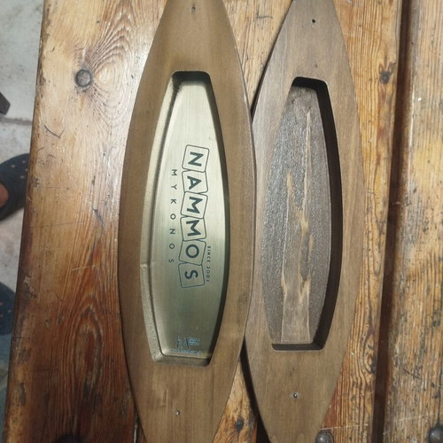 Nammos Mykonos decorative item like new, wood and metal