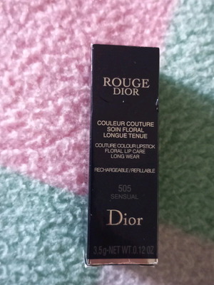 Dior lipstick sensual matte 505 used