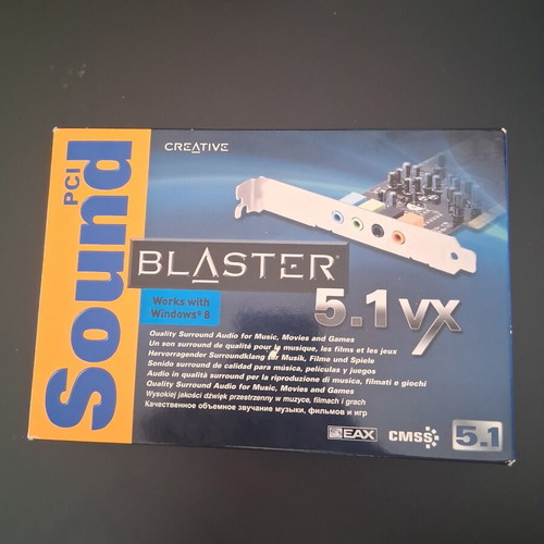 Creative Sound Blaster 5.1 VX PCI sound card like new