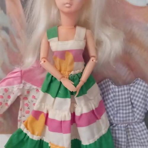 Vintage Plagonna Greek Doll Susi Style with 3 Outfits like new