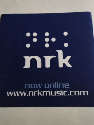 NRK Records Promo αυτοκόλλητο μεταχειρισμένο