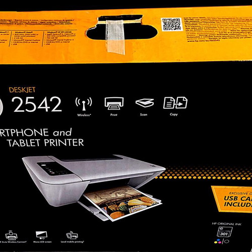 HP Deskjet 2542 multifunction printer like new with scanner and wireless
