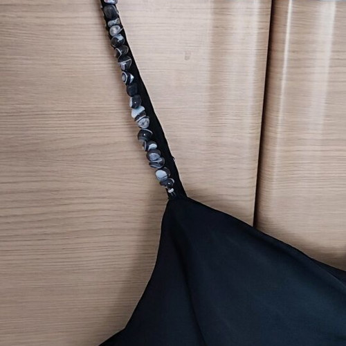 Satin dress Zara new, size Medium, black