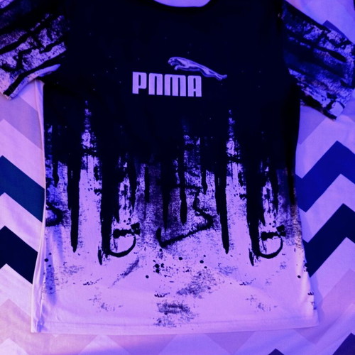 Puma limited edition t-shirt μαύρο-άσπρο σαν καινούργιο
