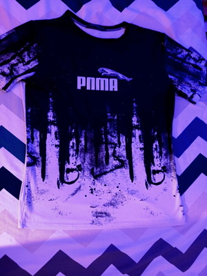 Puma limited edition t-shirt μαύρο-άσπρο σαν καινούργιο