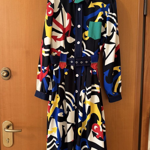 Benetton dress size medium, multicolor
