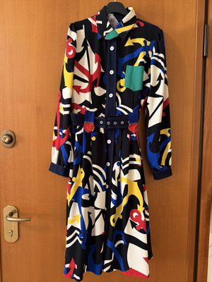 Benetton dress size medium, multicolor
