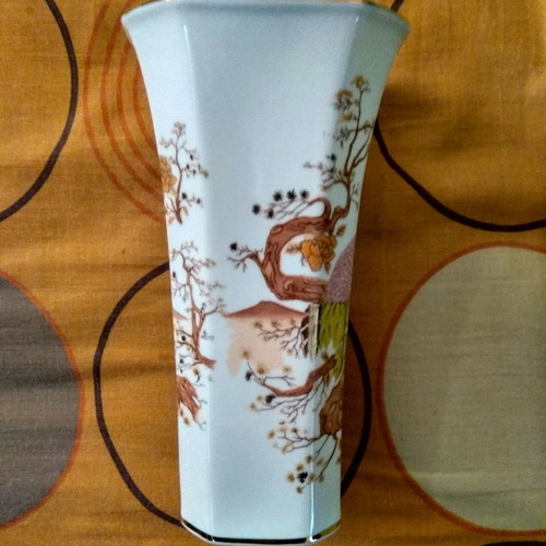 Limoges porcelain vases used, set of 2 pieces