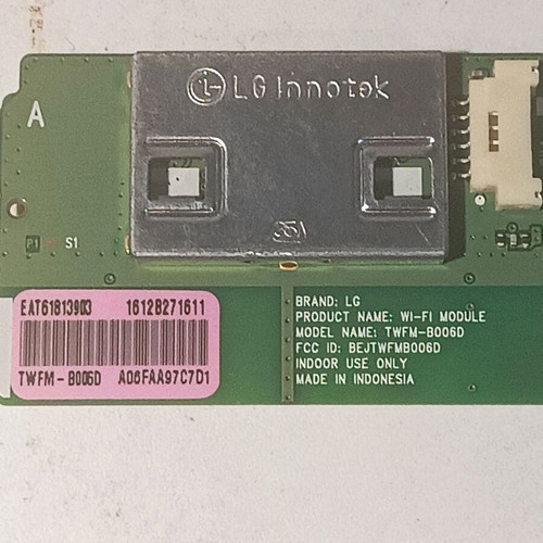 LG WiFi module TWFM-B006D used for LG TVs